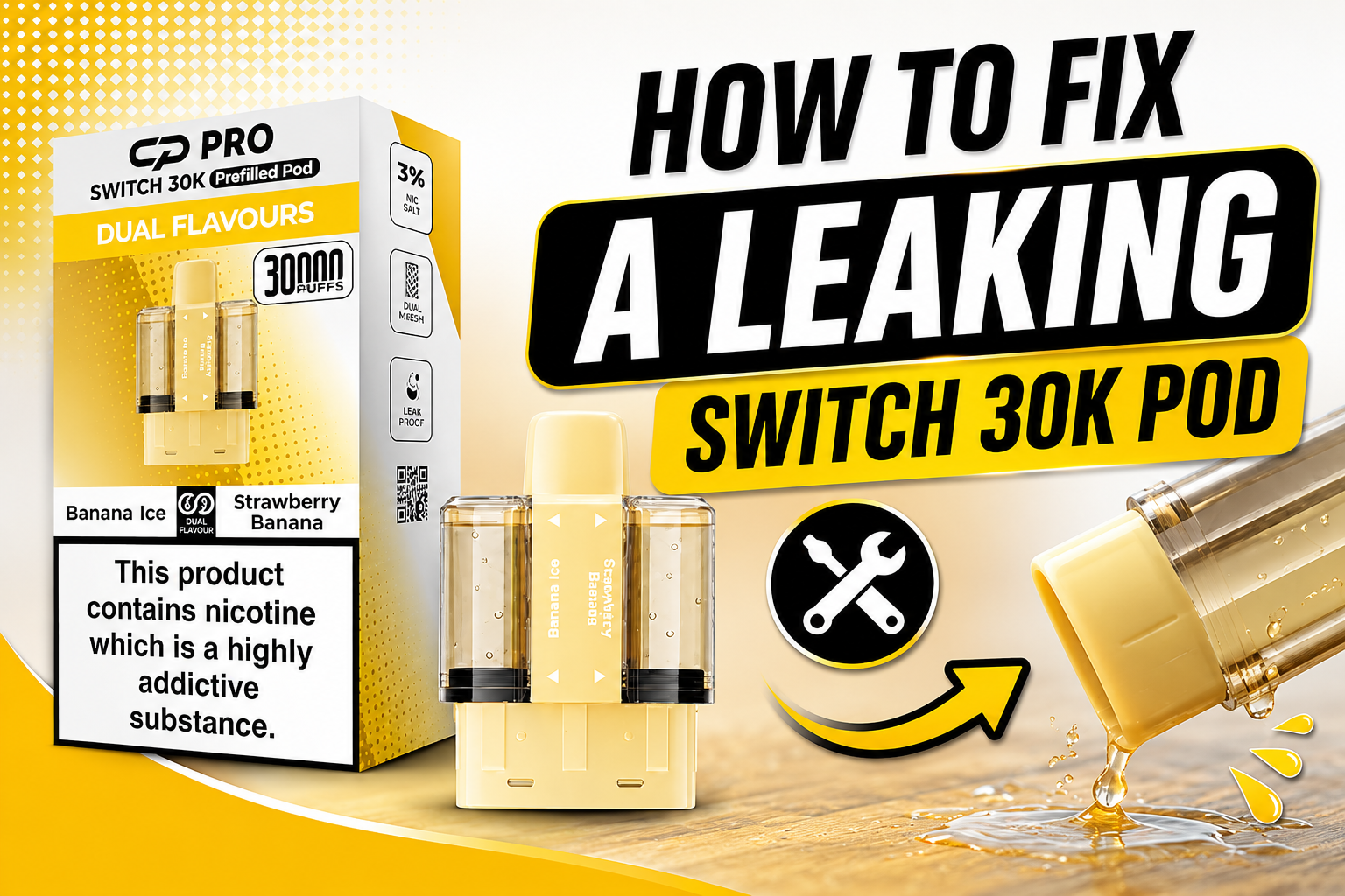 How to Fix a Leaking Switch 30K Pod