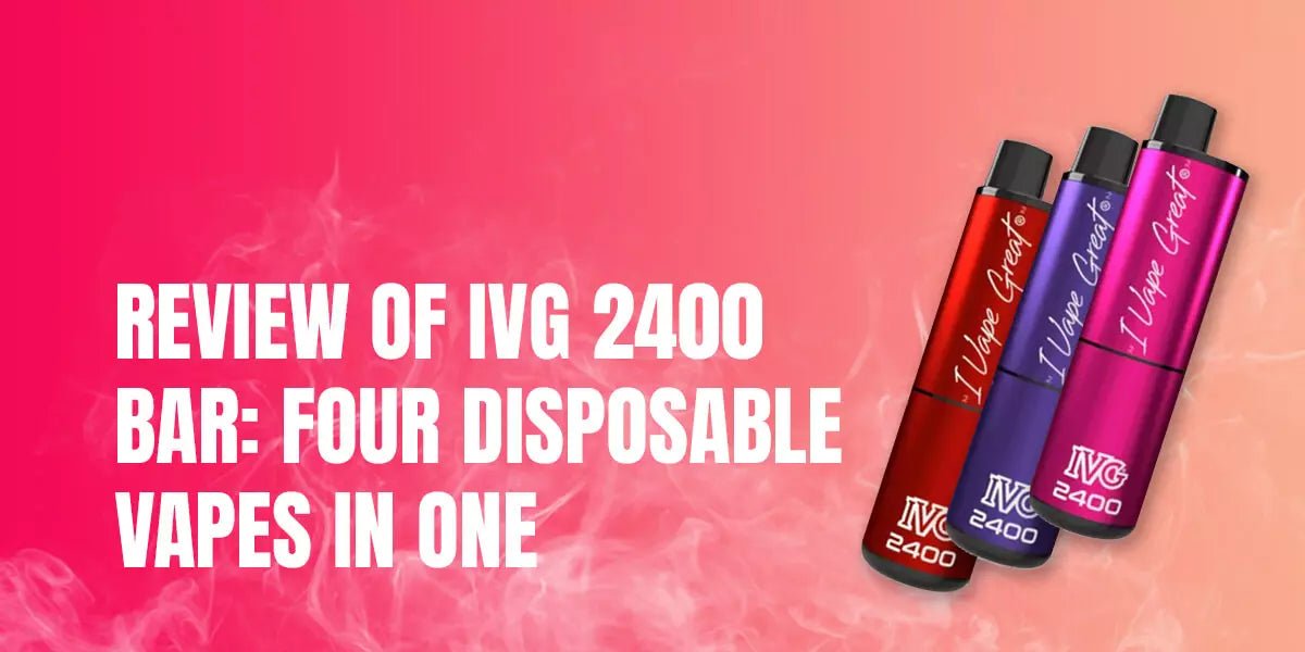 IVG 2400 Disposable Vape 20MG Review: Compact Ease with 2,400 Puffs of Classic IVG Taste