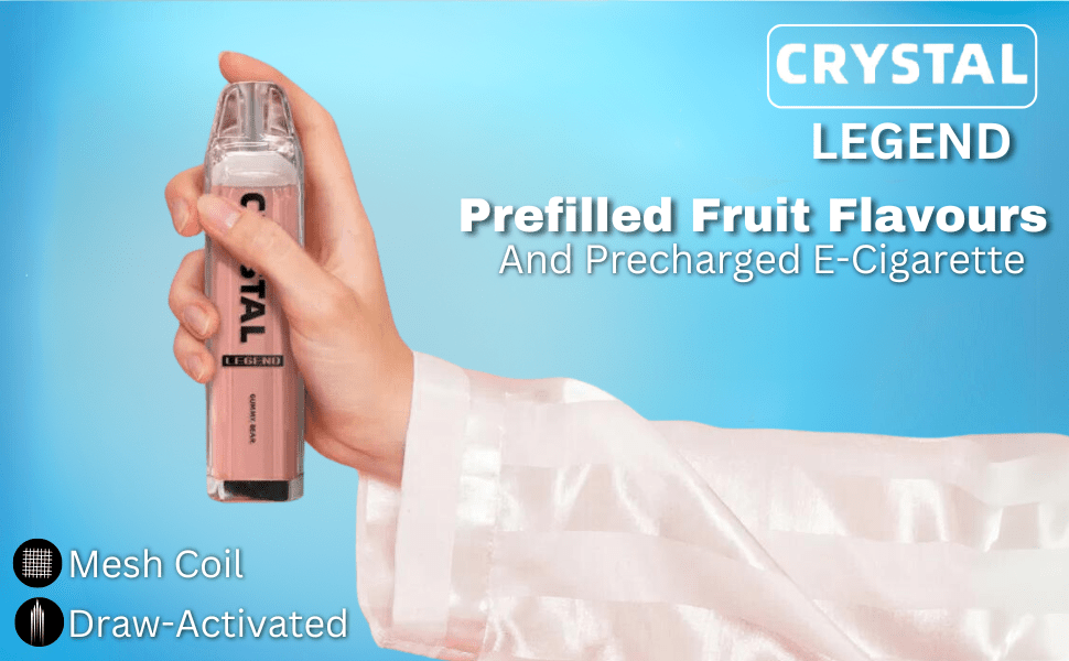Sky Crystal Legend 4000 Zero Nicotine Disposable Vape Review: Long-Lasting Flavour Without the Nic