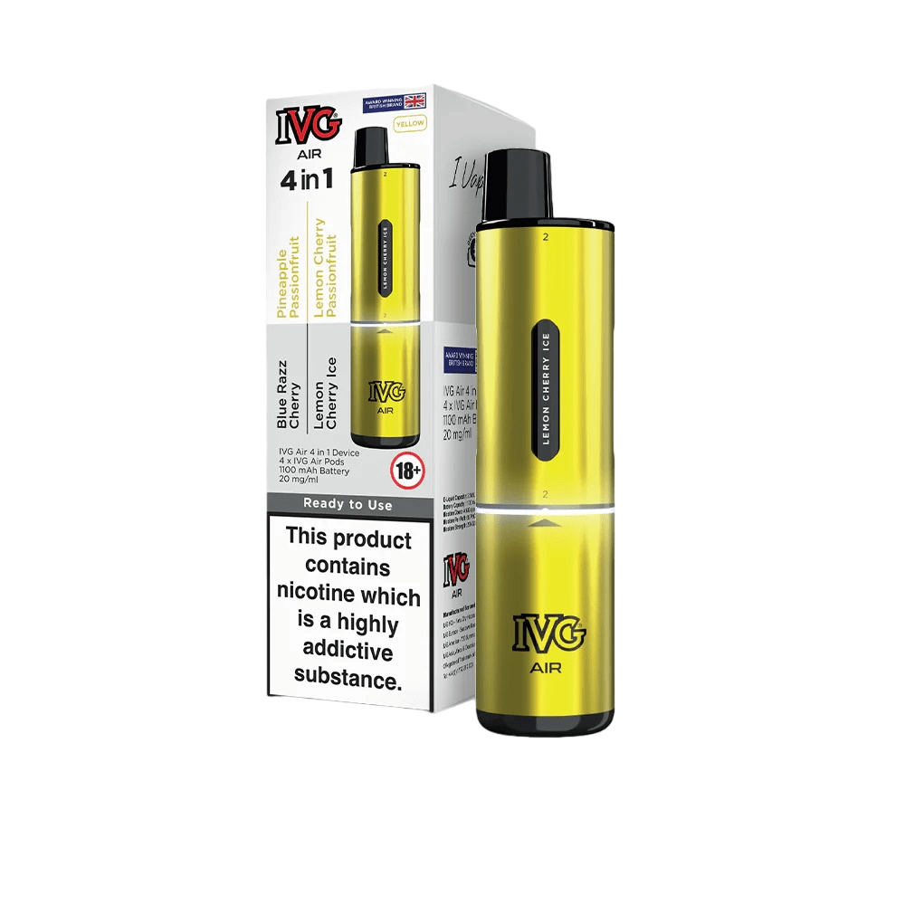 ivg refillable vape IVG Air 4 in 1 Vape Kit | 4 Pre-filled Pods Included