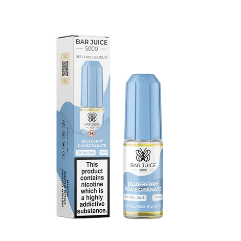 Bar Juice 5000 10ml Nic Salt E-Liquid - 10, 20 mg (Box of 10)