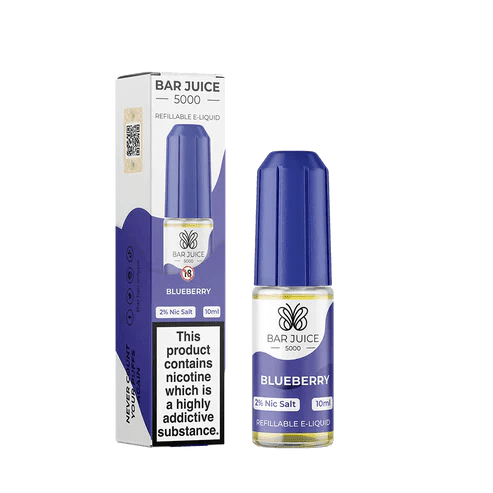 Bar Juice 5000 10ml Nic Salt E-Liquid - 10, 20 mg (Box of 10)