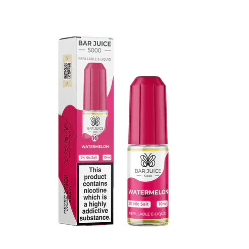 Bar Juice 5000 10ml Nic Salt E-Liquid - 10, 20 mg (Box of 10)