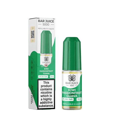 Bar Juice 5000 10ml Nic Salt E-Liquid - 10, 20 mg (Box of 10)