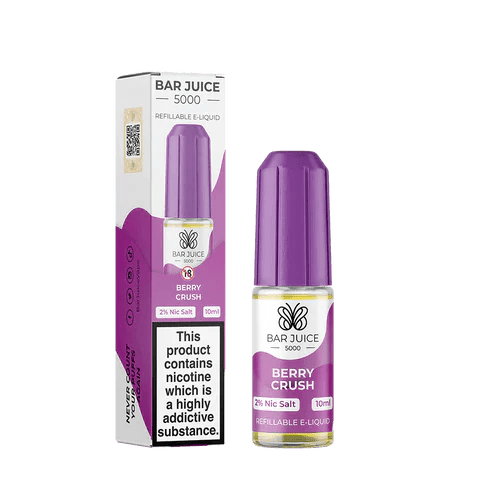 Bar Juice 5000 10ml Nic Salt E-Liquid - 10, 20 mg (Box of 10)