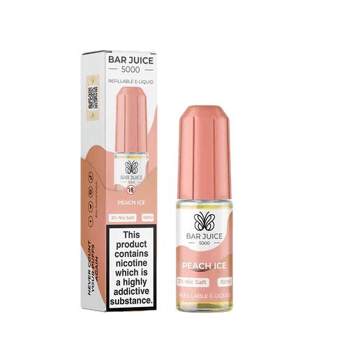 Bar Juice 5000 10ml Nic Salt E-Liquid - 10, 20 mg (Box of 10)