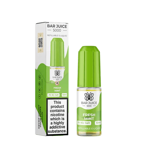 Bar Juice 5000 10ml Nic Salt E-Liquid - 10, 20 mg (Box of 10)