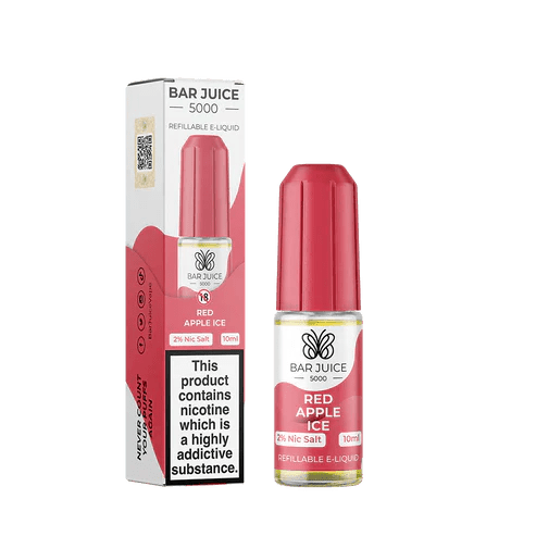 Bar Juice 5000 10ml Nic Salt E-Liquid - 10, 20 mg (Box of 10)