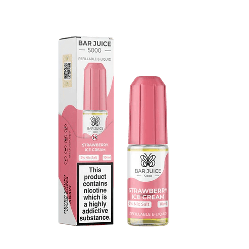 Bar Juice 5000 10ml Nic Salt E-Liquid - 10, 20 mg (Box of 10)
