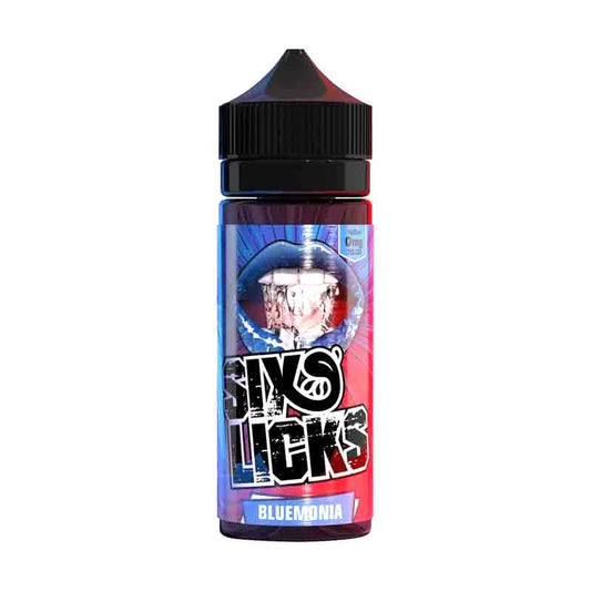 Bluemonia Six Licks Shortfill 100ml E-Liquid