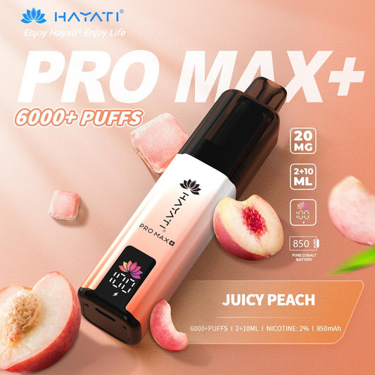 Hayati Pro Max Plus 6000 Puffs Pre-filled Vape 20mg