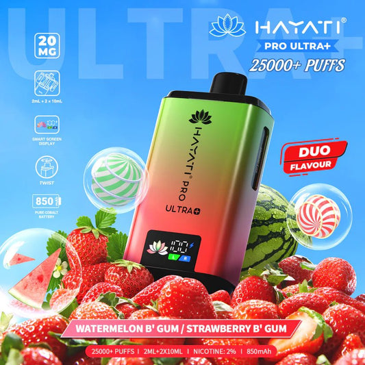 Hayati Pro Ultra+ 25k Prefilled Vape Pod 20mg - Box of 5