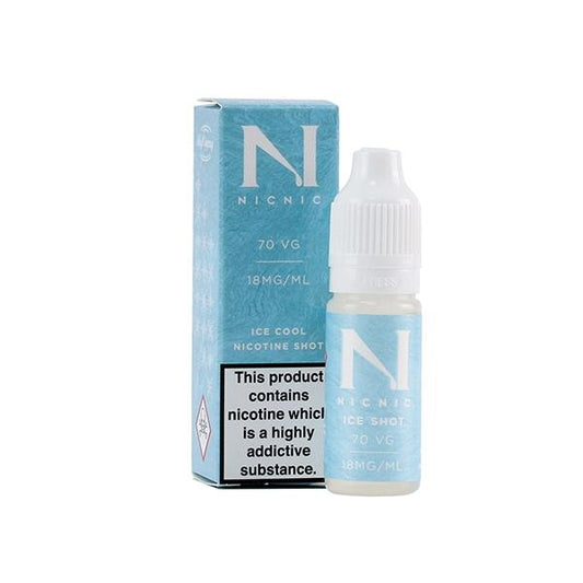 Ice Nicotine Shot by Nic Nic 18mg 70VG