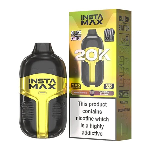 Insta Max 20,000 Puff Pre Filled Vape - Boxes 20mg