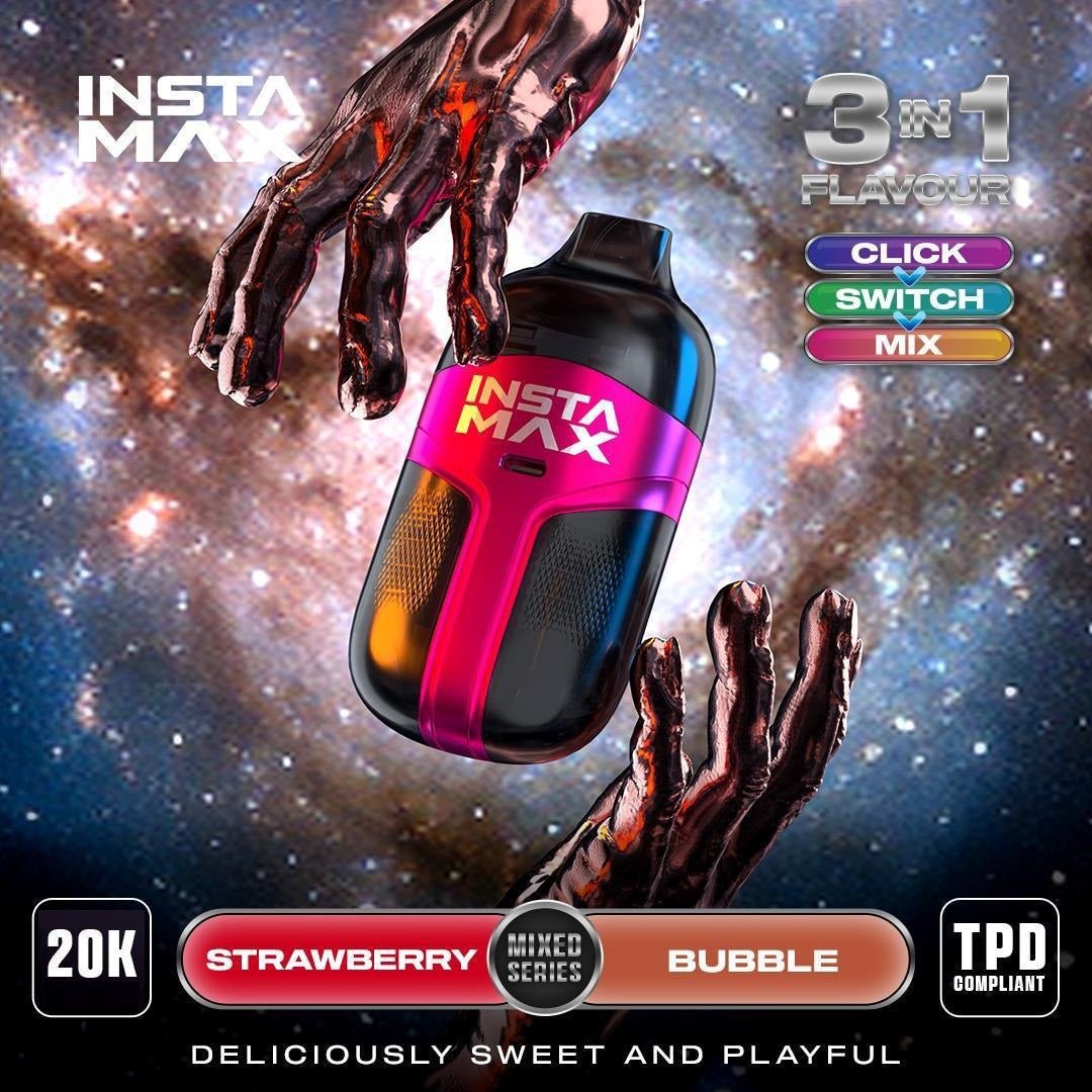 Insta Max 20,000 Puff Pre Filled Vape - Boxes 20mg