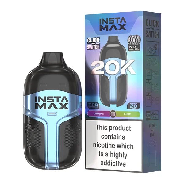 Insta Max 20,000 Puff Pre Filled Vape - Boxes 20mg