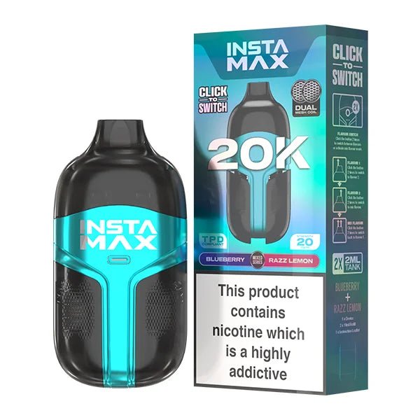 Insta Max 20,000 Puff Pre Filled Vape - Boxes 20mg