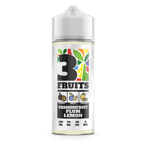 Passion Fruit Plum 3 Fruits Shortfill 100ml E-Liquid