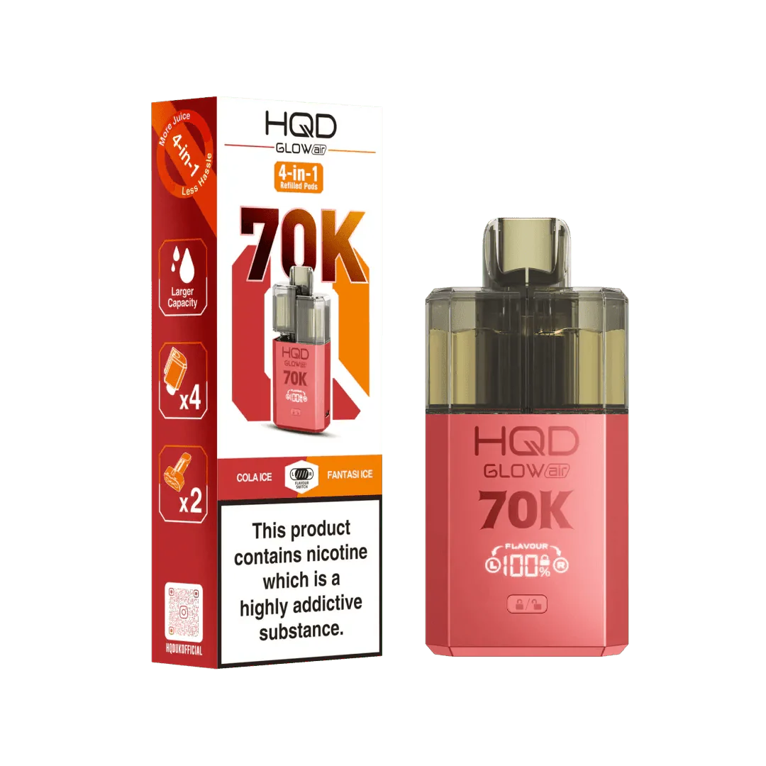Shop HQD Glow Air 70K Prefilled Vape - HQD Glow Air 70K Prefilled Vape Simbavapes - Vape Blaze