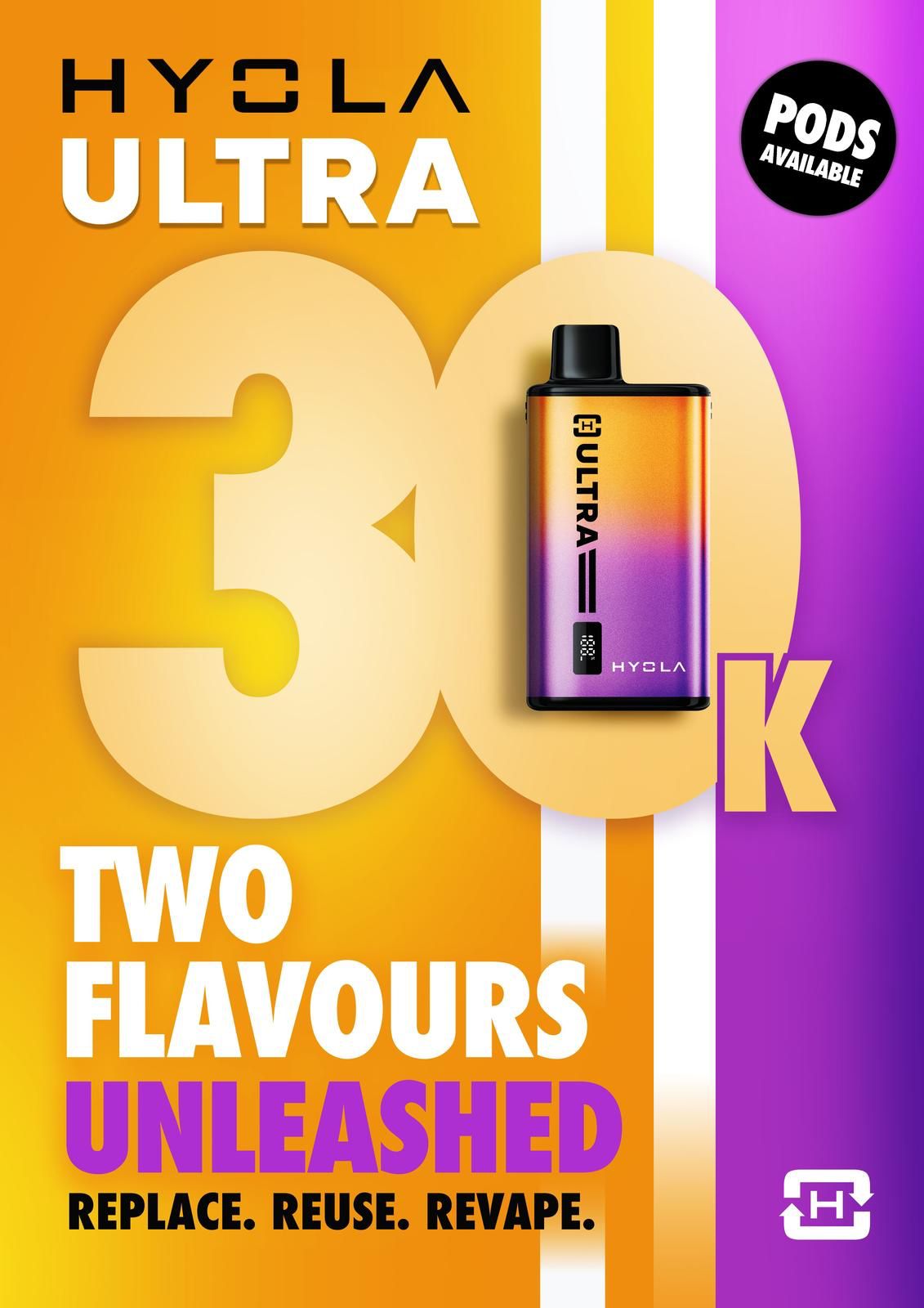 Shop Hyola Ultra 30k Prefilled Pod Vape Kit - Hyola Ultra 30k Prefilled Pod Vape Kit - Vape Blaze