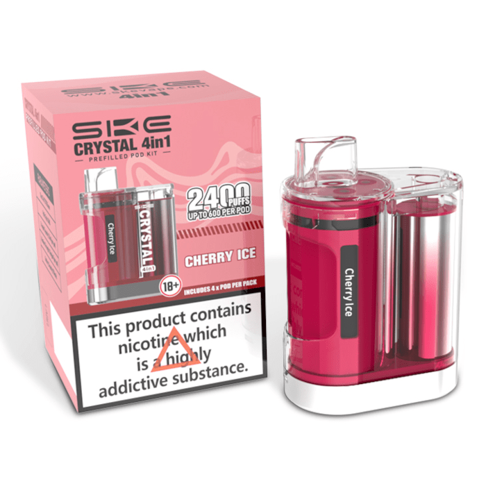 SKE Crystal 4-in-1 Pod Kit - 2400 Puffs
