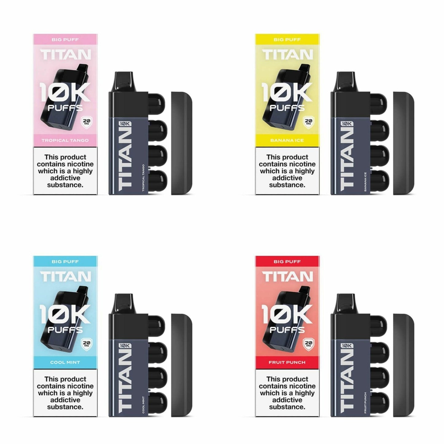 TITAN 10k Pre-filled Vape Pod 20mg