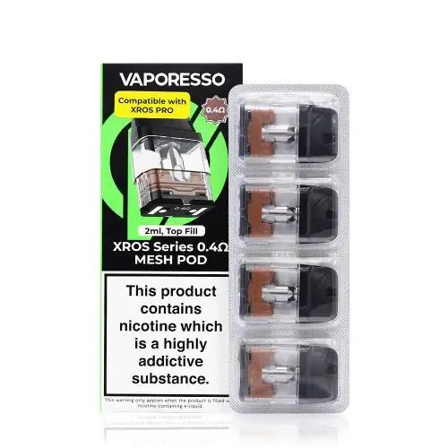 Vaporesso Xros Replacement Pods 0.4ohm (Pack of 4)