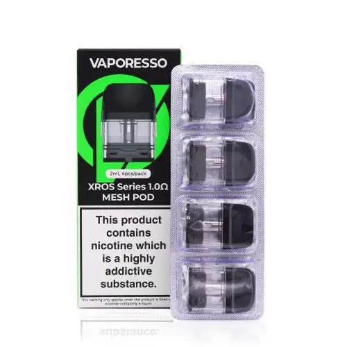 Vaporesso Xros Replacement Pods 1.0ohm (Pack of 4)