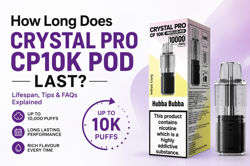 How Long Does a Crystal Pro CP10K Pod Last?
