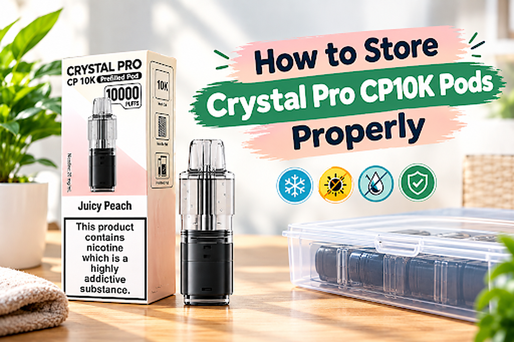 How to Store Crystal Pro CP10K Pods Properly