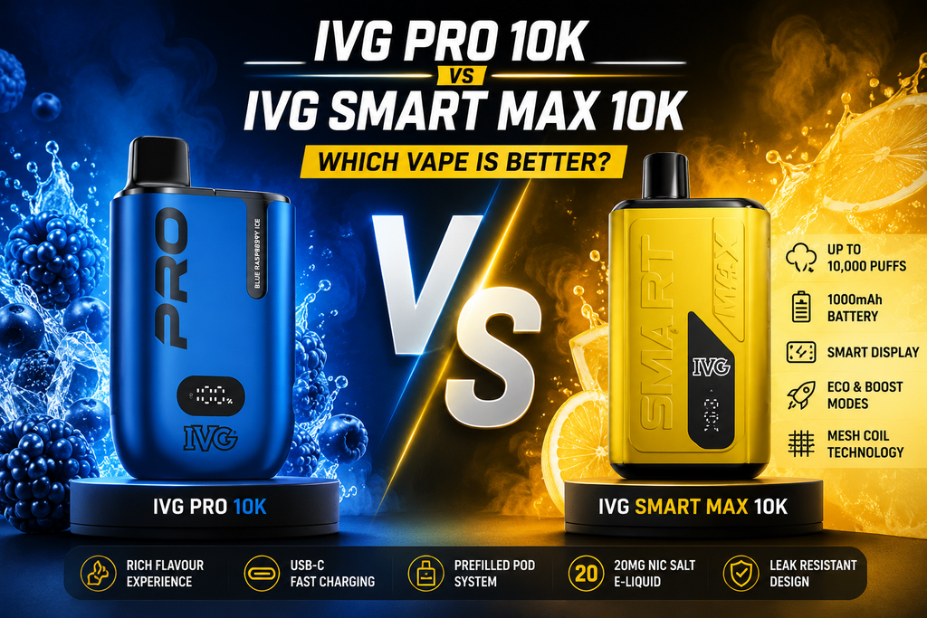 IVG Pro 10K vs IVG Smart Max 10K: Which Vape is Better in 2026?