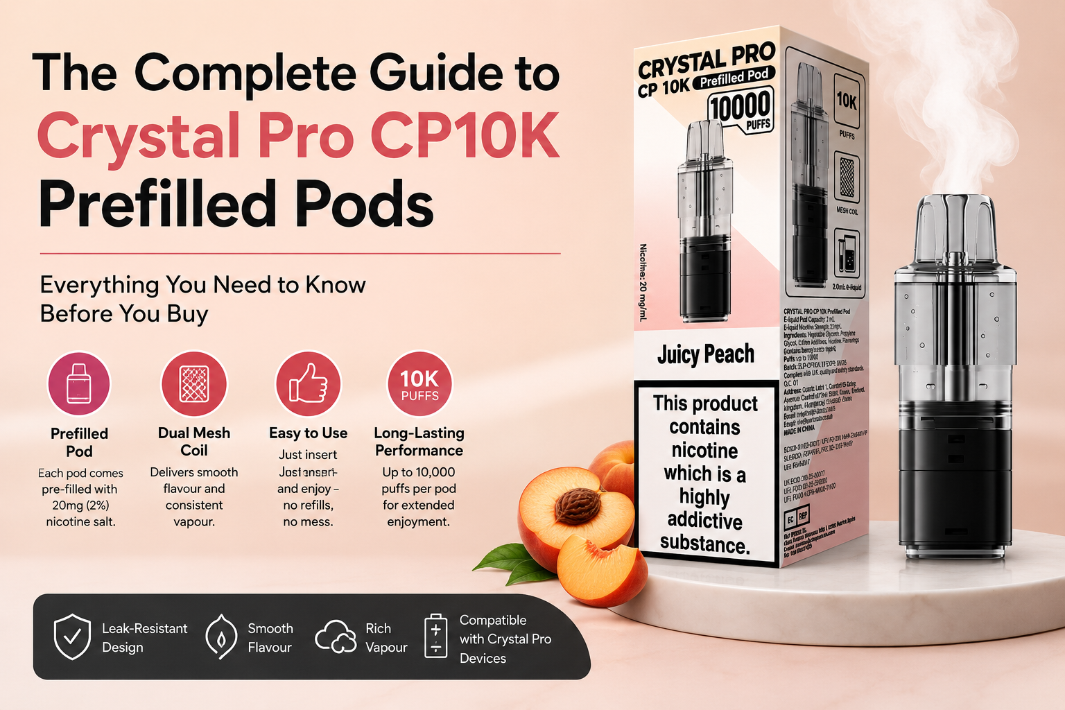 The Complete Guide to Crystal Pro CP10K Prefilled Pods