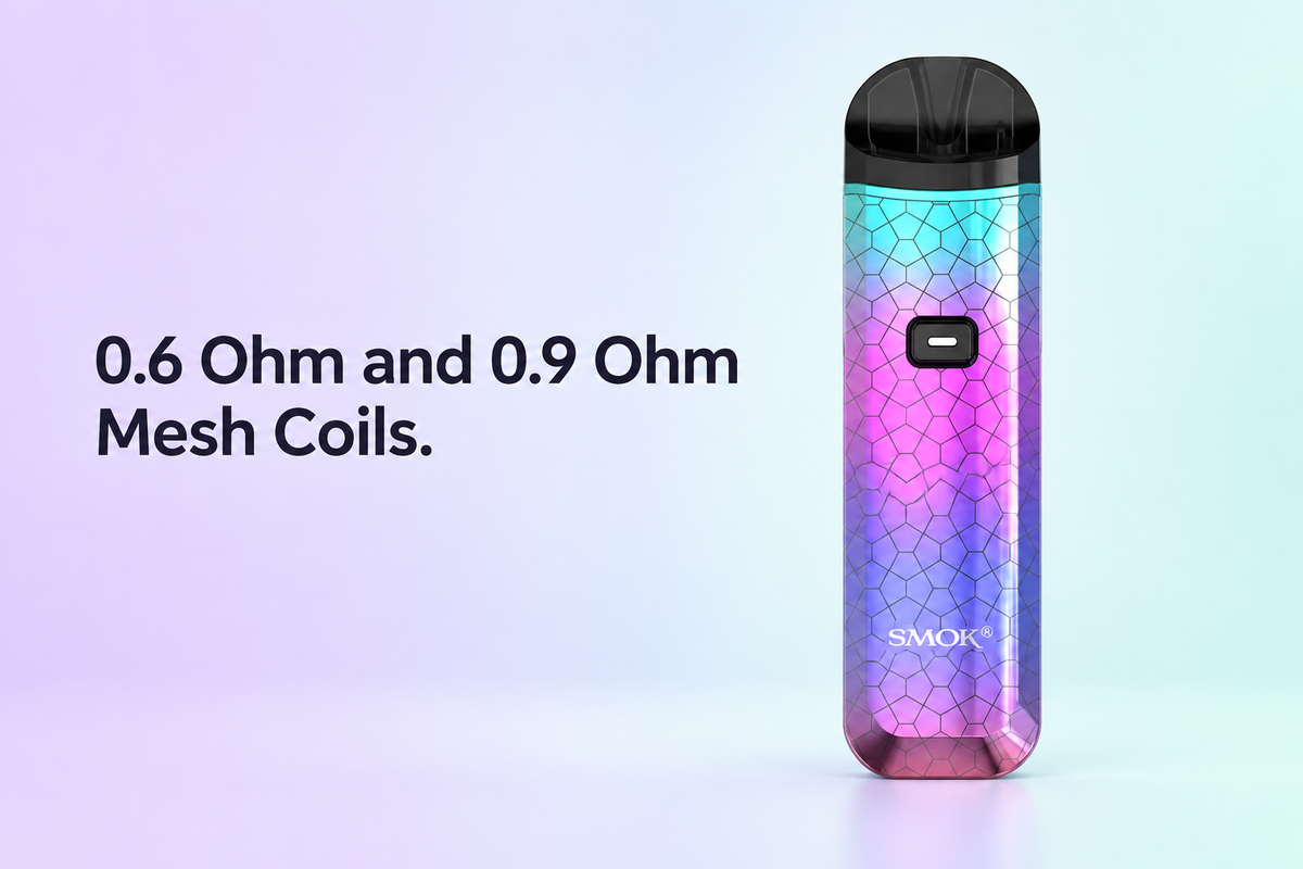 0.6 Ohm and 0.9 Ohm Mesh Coils