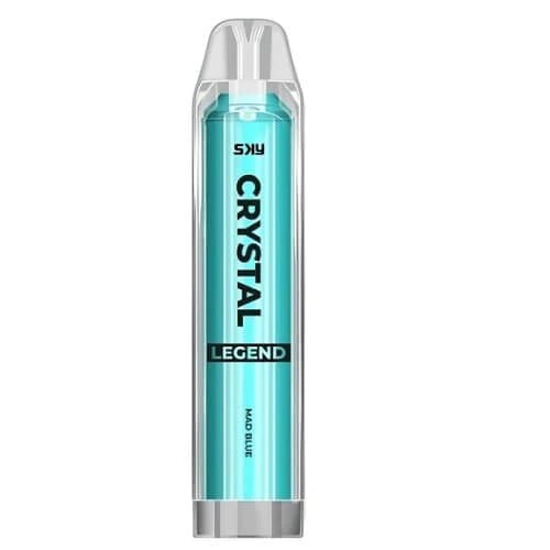 0% Nicotine - Sky Crystal Legend 4000 Disposable Vape Mad Blue