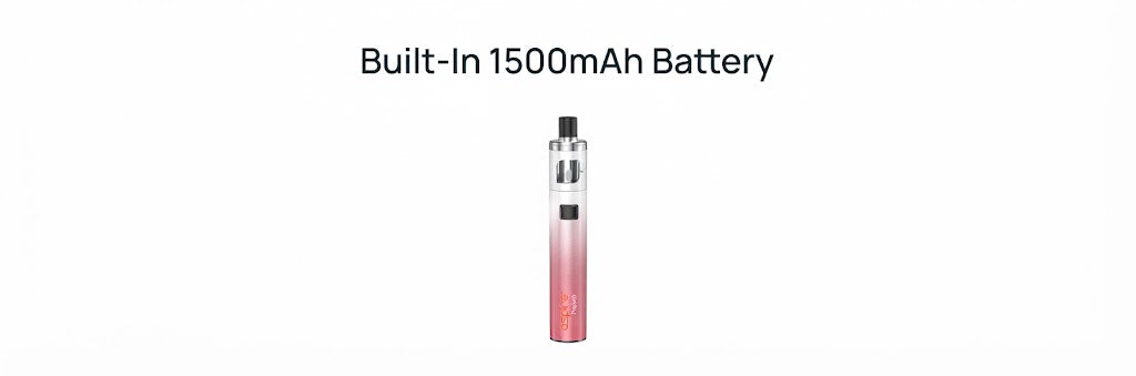 Built-In 1500mAh Battery