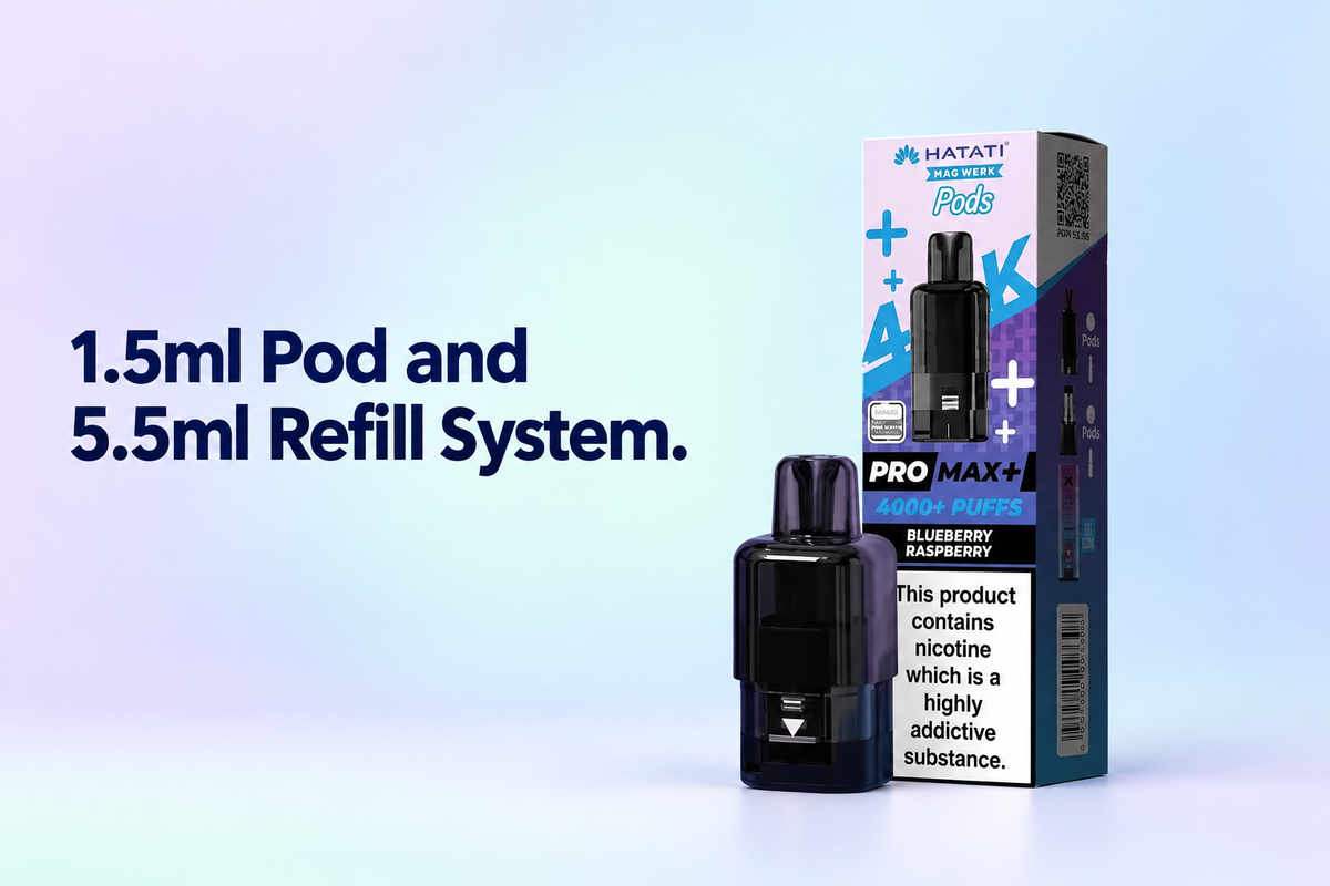 1.5ml Pod and 5.5ml Refill System