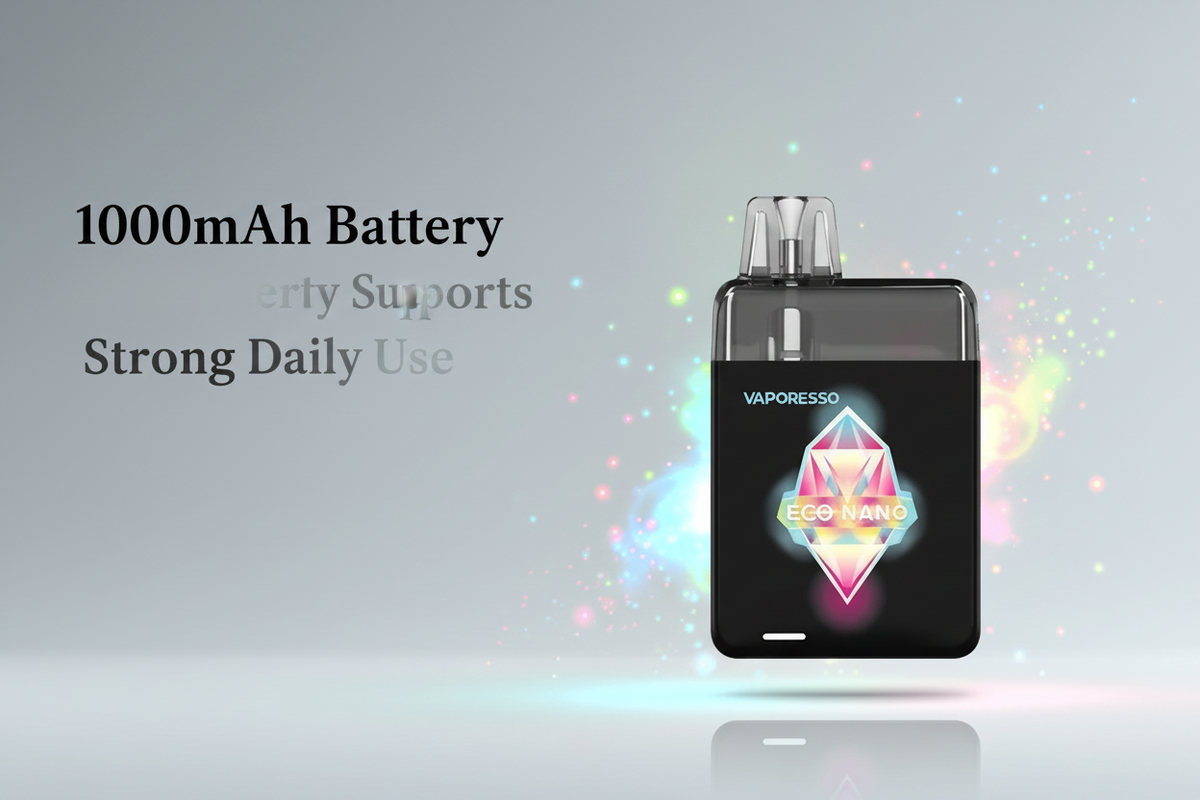 1000mAh Battery Supports Strong Daily Use