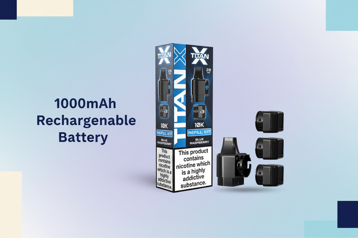 1000mAh Rechargeable Battery