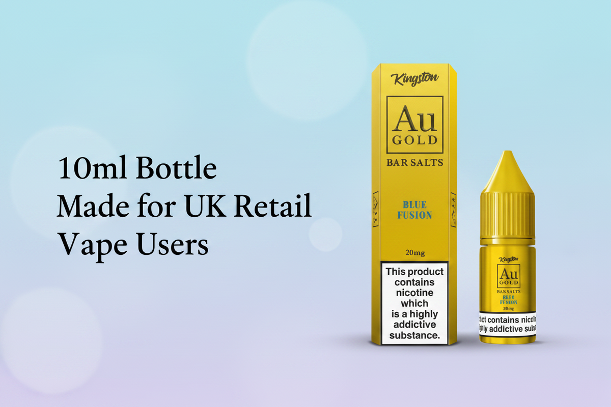 10ml Bottle Made for UK Retail Vape Users