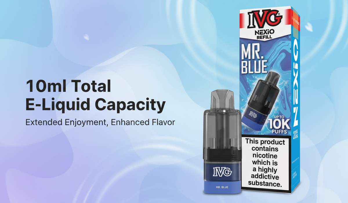 10ml Total E-Liquid Capacity