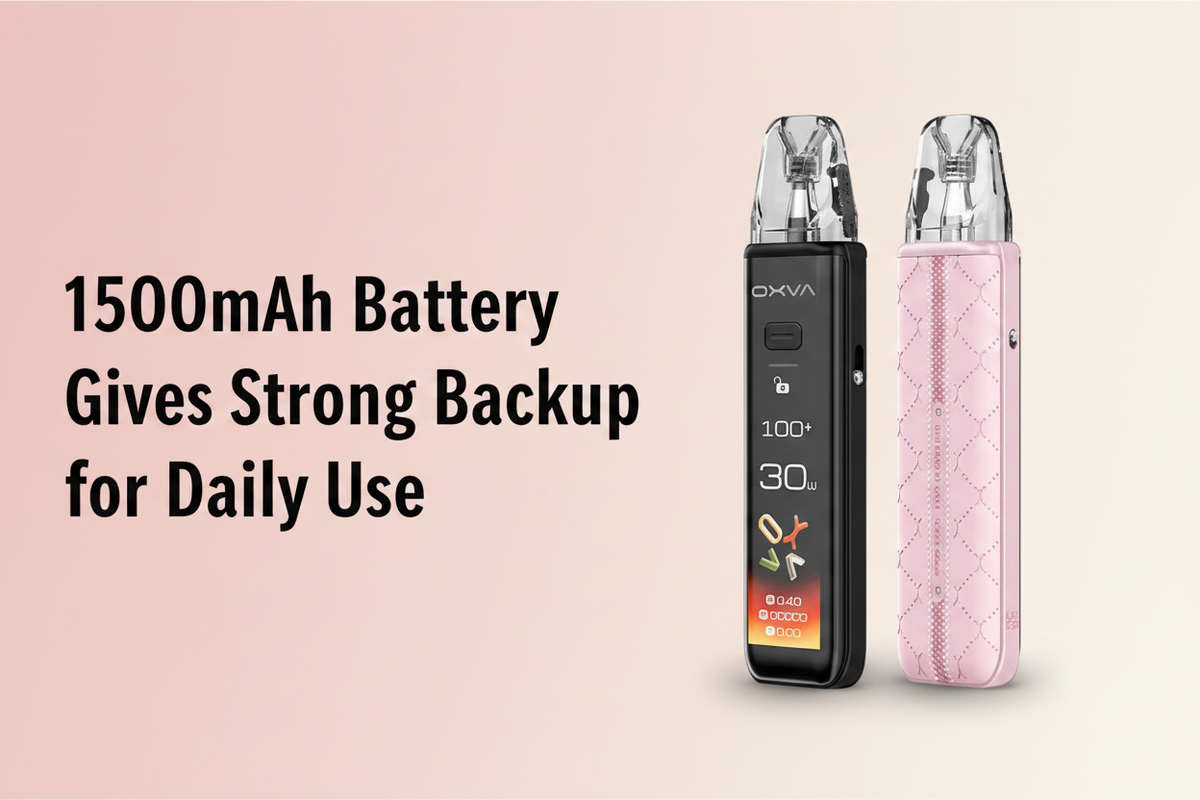 1500mAh Battery Gives Strong Backup for Daily Use
