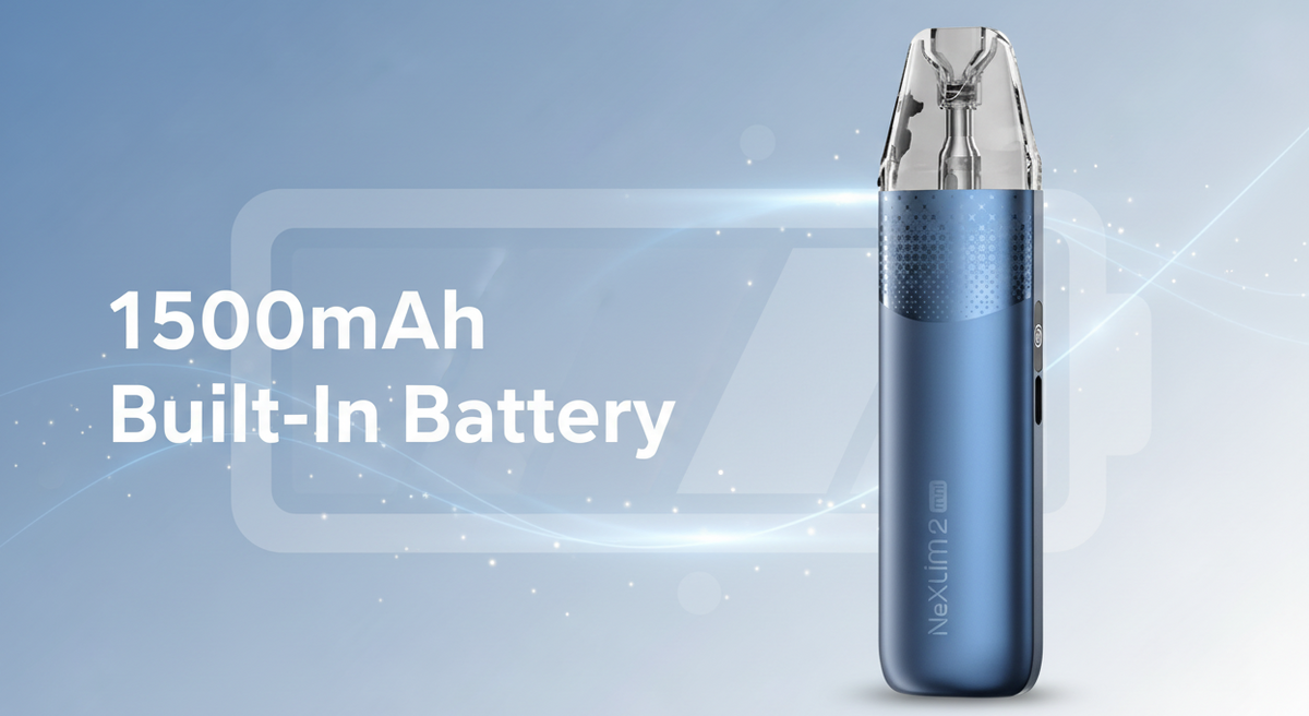 1500mAh Built-In Battery