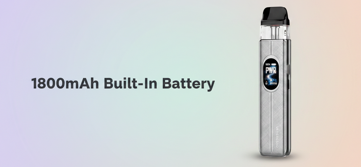 1800mAh Built-In Battery
