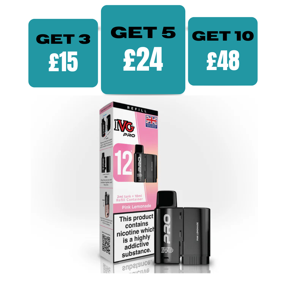 Buy IVG Pro 12 Prefilled Vape Pods Online Select Vape Club Buy IVG Pro 12 Prefilled Vape Pods Online Select Vape Club