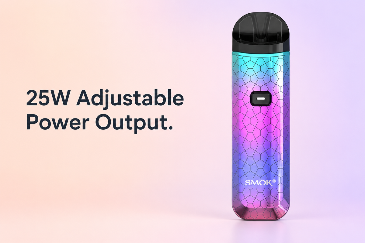 25W Adjustable Power Output