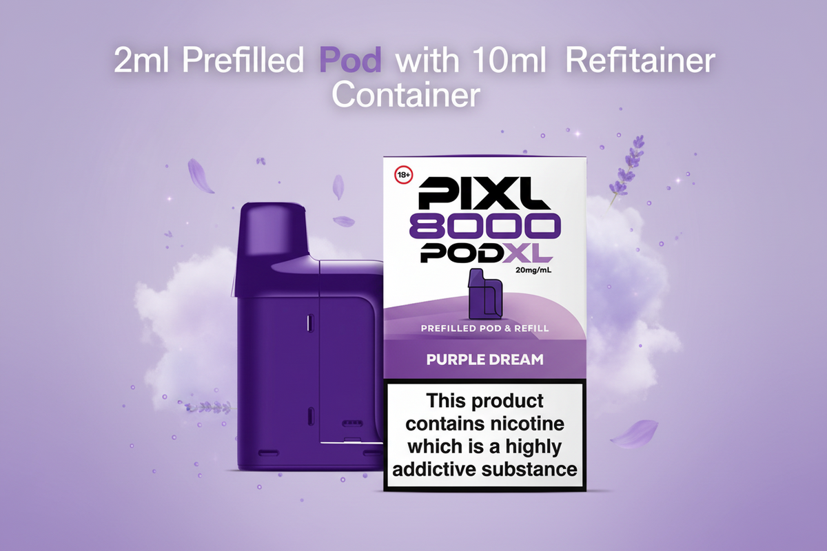 2ml Prefilled Pod with 10ml Refill Container