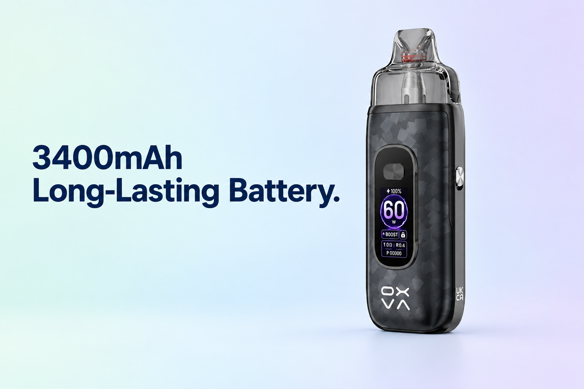 3400mAh Long-Lasting Battery