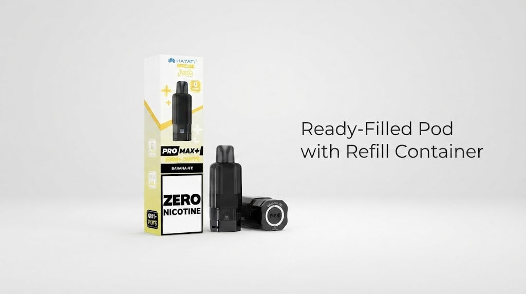 Ready-Filled Pod with Refill Container