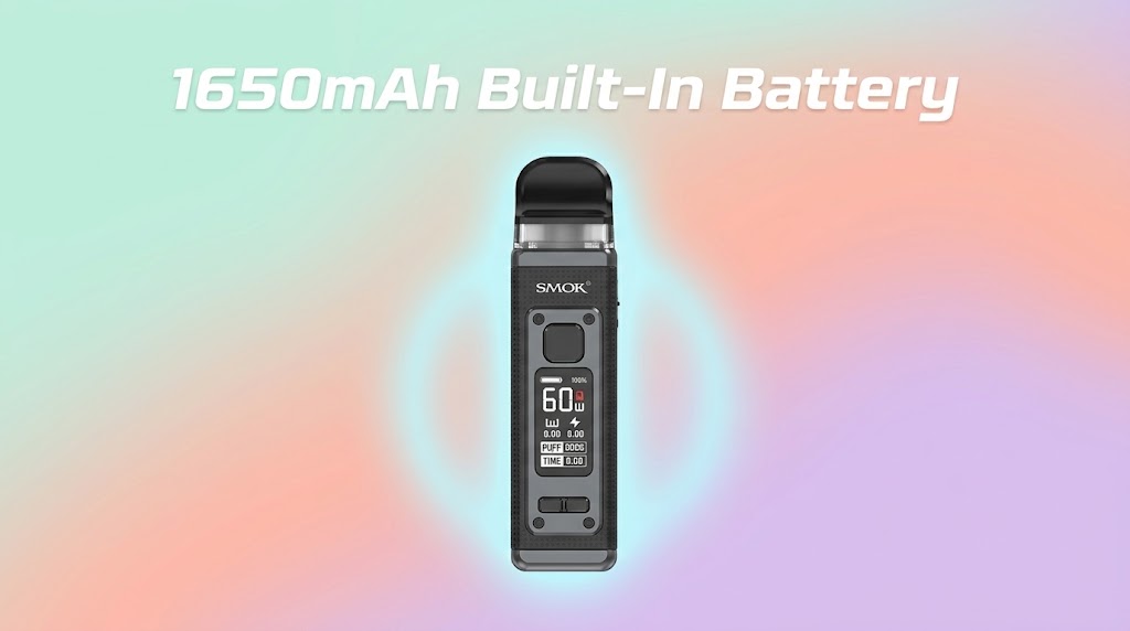 1650mAh Built-In Battery