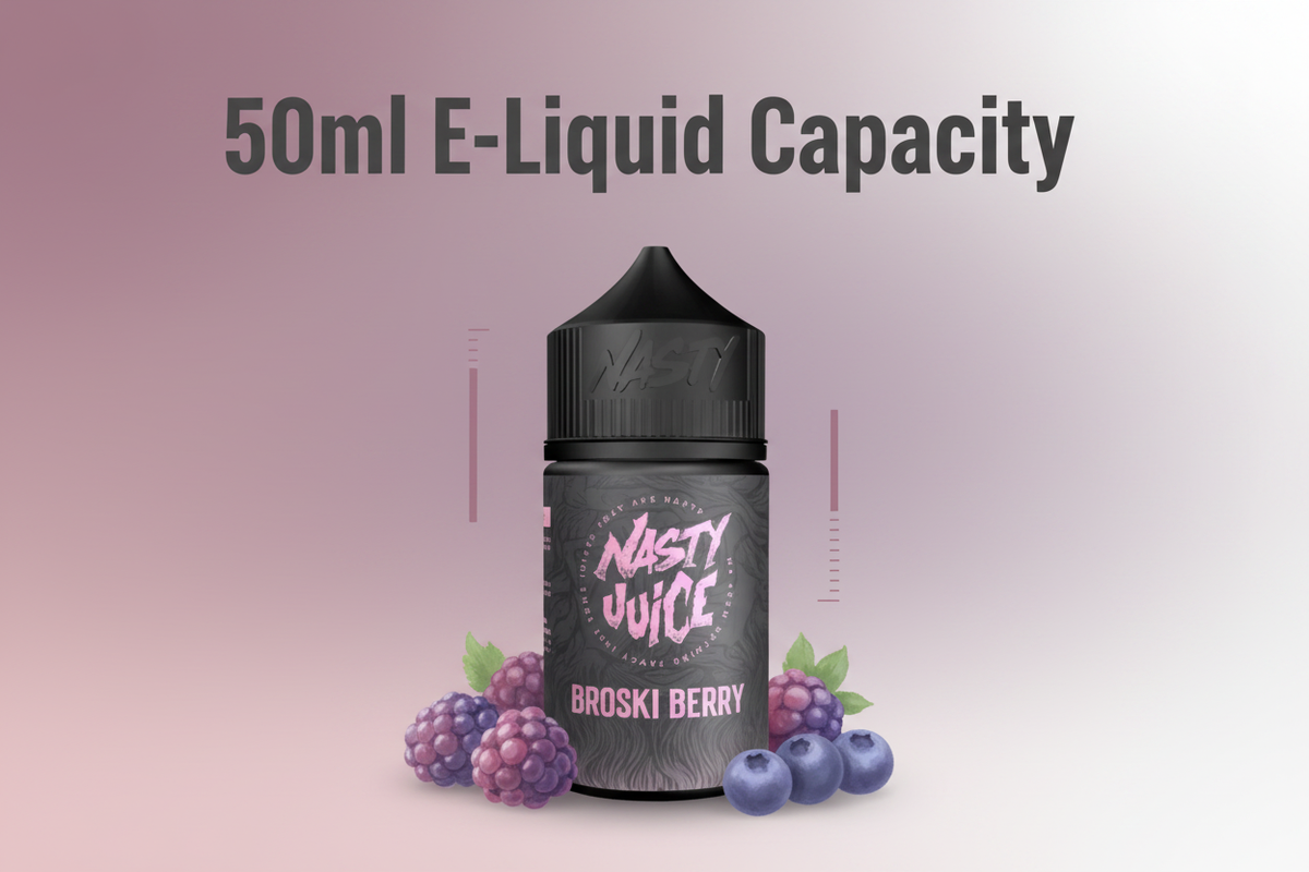 50ml E-Liquid Capacity